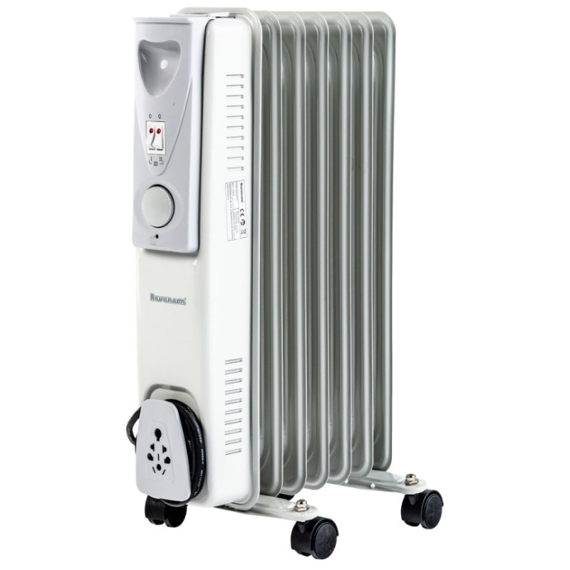 Ravanson OH-07 electric space heater Oil electric space heater Indoor Grey 1500 W Ravanson OH-07 electric space heater Oil electric space heater Indoor Grey 1500 W