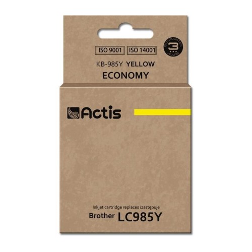 Actis KB-985Y Ink cartridge (replacement for Brother LC985Y; Standard; 19,5 ml; yellow) Actis KB-985Y Ink cartridge (replacement for Brother LC985Y; Standard; 19,5 ml; yellow)