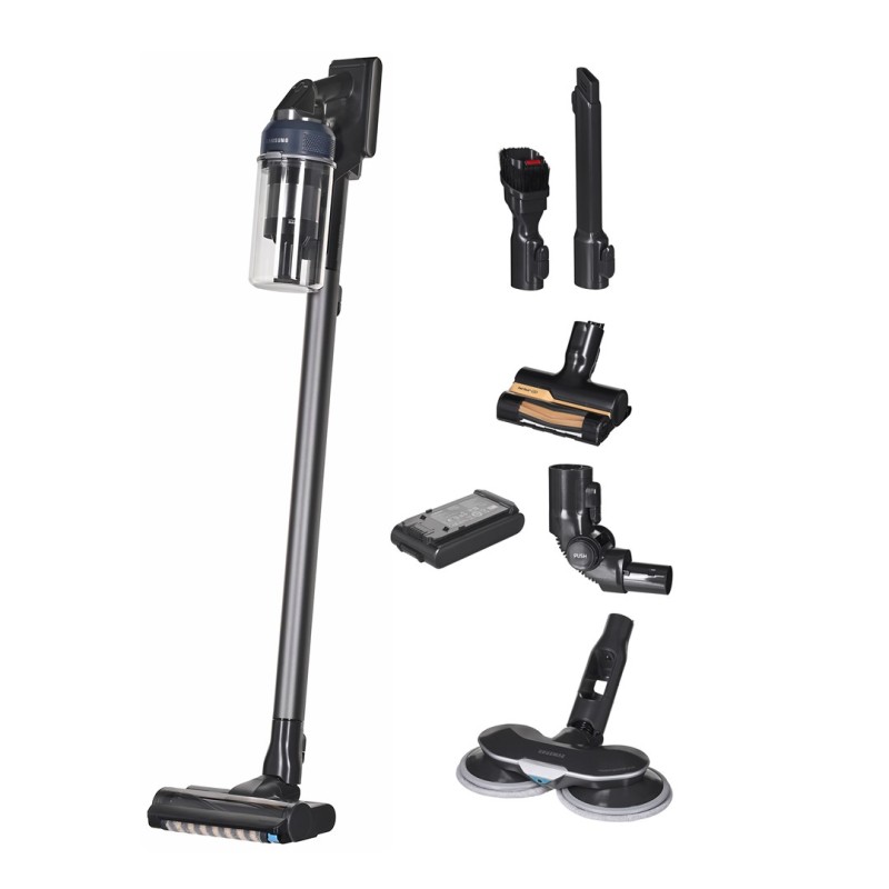 Samsung VS20C8527TB 2-in-1 stick vacuum Battery Dry Bagless 580 W Black, Blue, Chrome Samsung VS20C8527TB 2-in-1 stick vacuum Battery Dry Bagless 580 W Black, Blue, Chrome