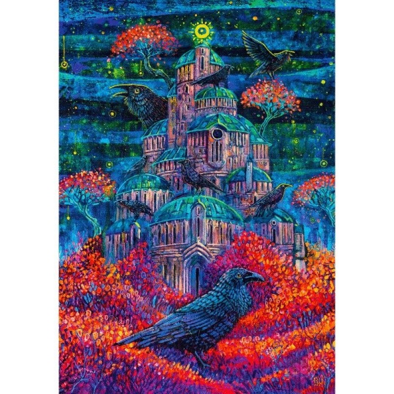 Puzzle Good Loot Imagination - Roch Urbaniak: Raven Queen's Fortress 1000 pc(s) Puzzle Good Loot Imagination - Roch Urbaniak: Raven Queen's Fortress 1000 pc(s)