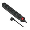 Maclean MCE225 power extension 1.5 m 6 AC outlet(s) Indoor Black Maclean MCE225 power extension 1.5 m 6 AC outlet(s) Indoor Black
