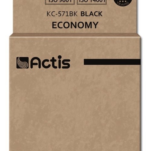 Actis KC-571Bk ink (replacement for Canon CLI-571Y; Standard; 12 ml; black)