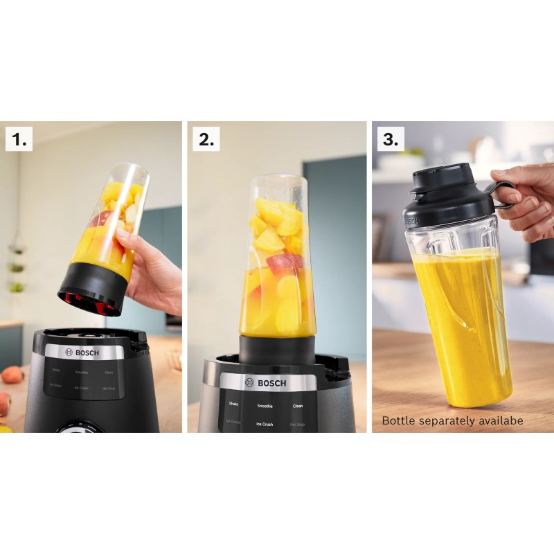 Bosch Serie 6 MMB6652B blender 2 L Tabletop blender 1800 W Black Bosch Serie 6 MMB6652B blender 2 L Tabletop blender 1800 W Black