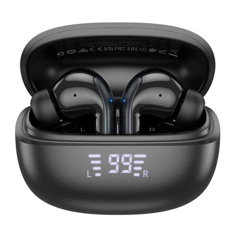Hoco EQ5 Energy Headset Wireless In-Ear Calls/Music Bluetooth Black Hoco EQ5 Energy Headset Wireless In-Ear Calls/Music Bluetooth Black
