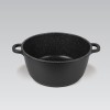 Maestro MR-4616C Pot with lid 16 cm 1 l Black