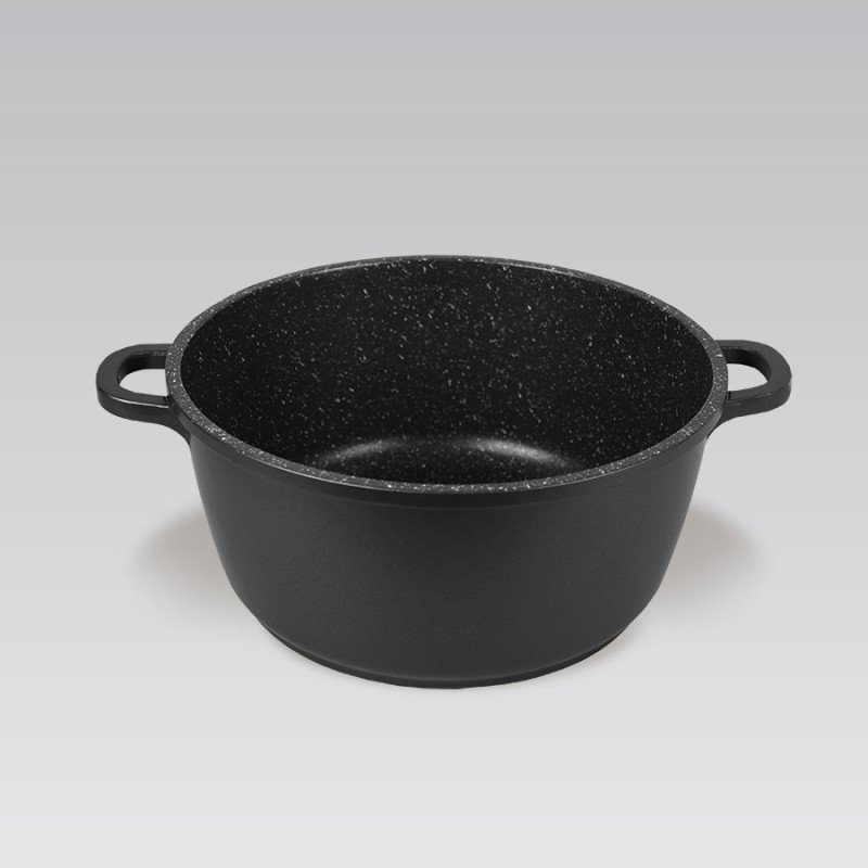Maestro MR-4616C Pot with lid 16 cm 1 l Black