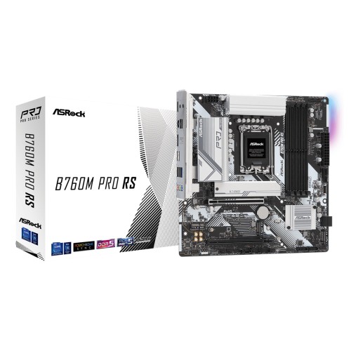 Asrock B760M Pro RS Intel B760 LGA 1700 micro ATX Asrock B760M Pro RS Intel B760 LGA 1700 micro ATX