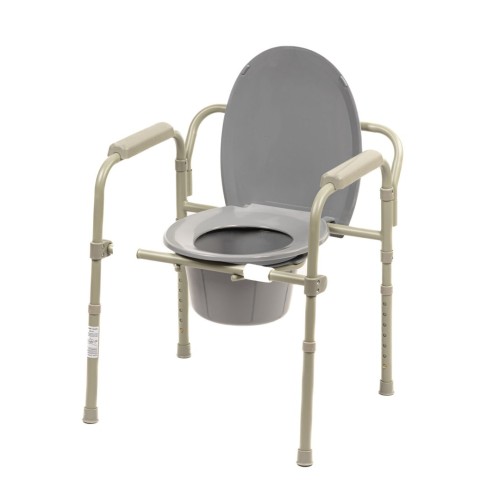 Folding toilet chair