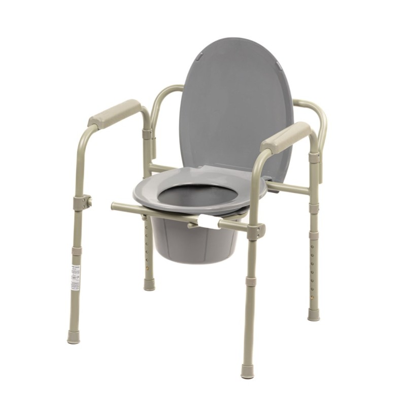 Folding toilet chair