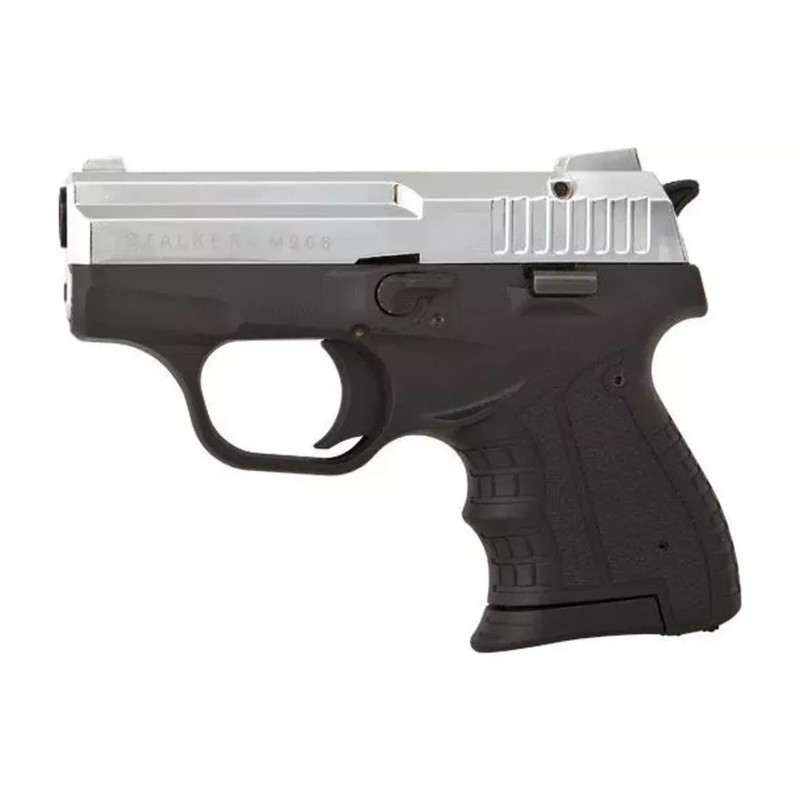 STALKER M906 BAS alarm signal pistol, calibre .22 Long Blank (6 mm), chrome flash STALKER M906 BAS alarm signal pistol, calibre .22 Long Blank (6 mm), chrome flash