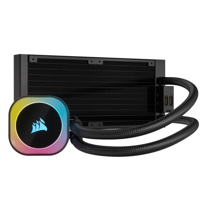 Corsair H100I Processor Liquid cooling kit 12 cm Black Corsair H100I Processor Liquid cooling kit 12 cm Black
