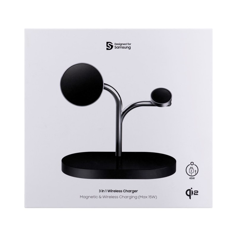 Samsung GP-PWU024WIABW mobile device charger Headset, Smartphone, Smartwatch Black, Silver USB Wireless charging Indoor Samsung GP-PWU024WIABW mobile device charger Headset, Smartphone, Smartwatch Black, Silver USB Wireless charging Indoor