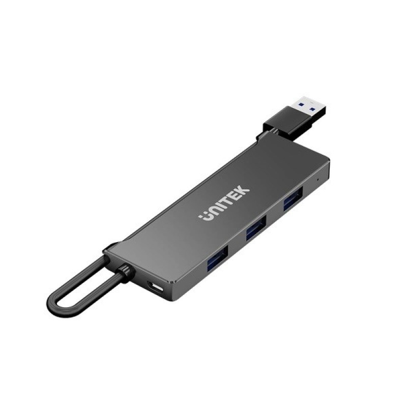 UNITEK HUB USB-A 4X USB-A 5 GBPS, BLACK