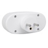 Maclean Current Outlet, Socket Splitter with 2 Sockets and Circuit Breaker, Type E, 2x16A, MCE337 E Maclean Current Outlet, Socket Splitter with 2 Sockets and Circuit Breaker, Type E, 2x16A, MCE337 E