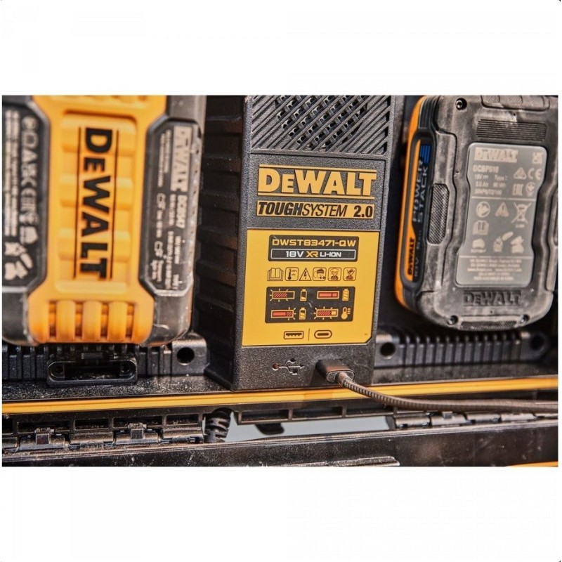 ŁADOWARKA TOUGHSYSTEM DWST83471 2X4A DEWALT ŁADOWARKA TOUGHSYSTEM DWST83471 2X4A DEWALT