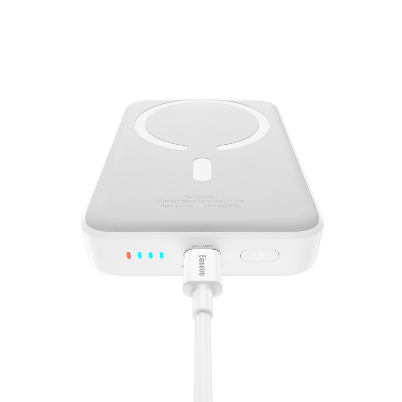 Baseus P10059001223-00 Lithium polymer (LiPo) power bank 10000 mAh Wireless charging White Baseus P10059001223-00 Lithium polymer (LiPo) power bank 10000 mAh Wireless charging White