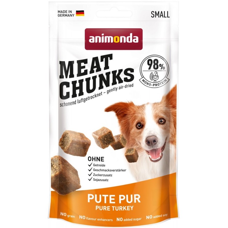 ANIMONDA Meat Chunks Turkey - dog treat - 60g