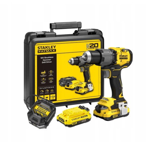 18V cordless drill/driver SFMCD725D2K STANLEY 18V cordless drill/driver SFMCD725D2K STANLEY