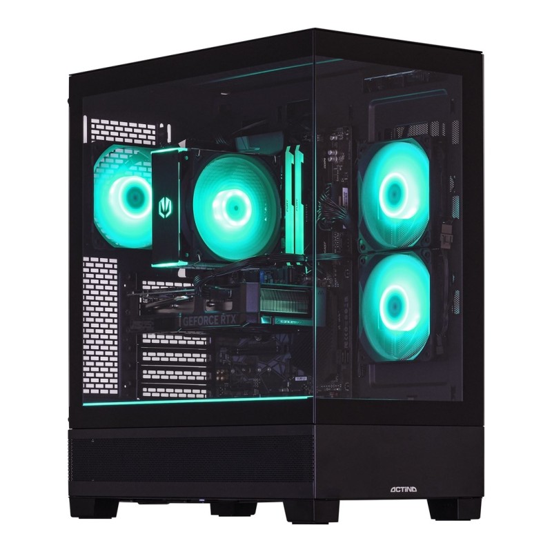 Actina 5901443416999 PC AMD Ryzen™ 7 8700F 32 GB DDR5-SDRAM 1 TB SSD AMD Radeon RX 9070 Midi Tower Black