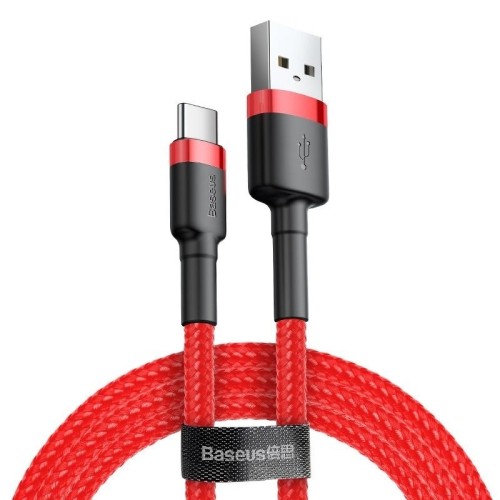 USB-C cable Baseus Cafule 2A 2m (red) USB-C cable Baseus Cafule 2A 2m (red)