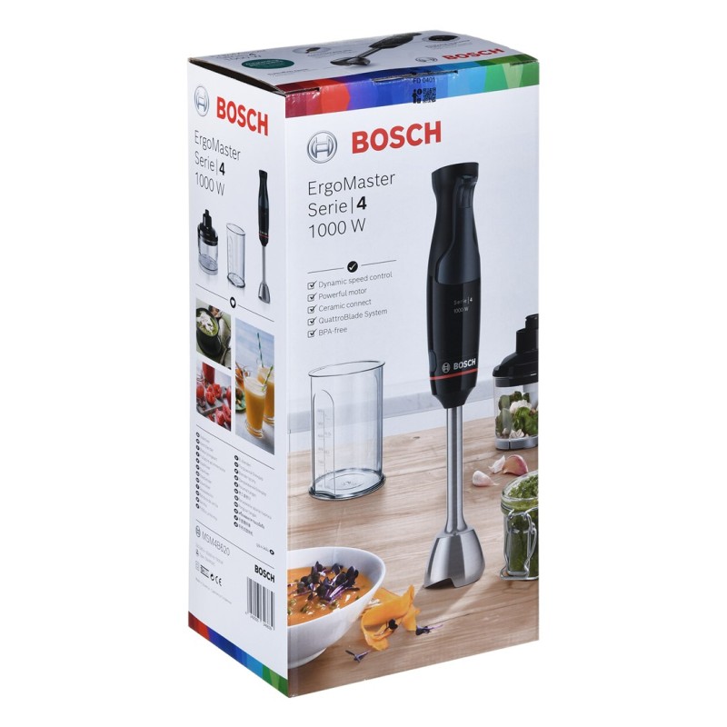 Bosch MSM4B620 blender Immersion blender 1000 W Black Bosch MSM4B620 blender Immersion blender 1000 W Black