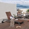 Garden lounger TEXAS brown Garden lounger TEXAS brown