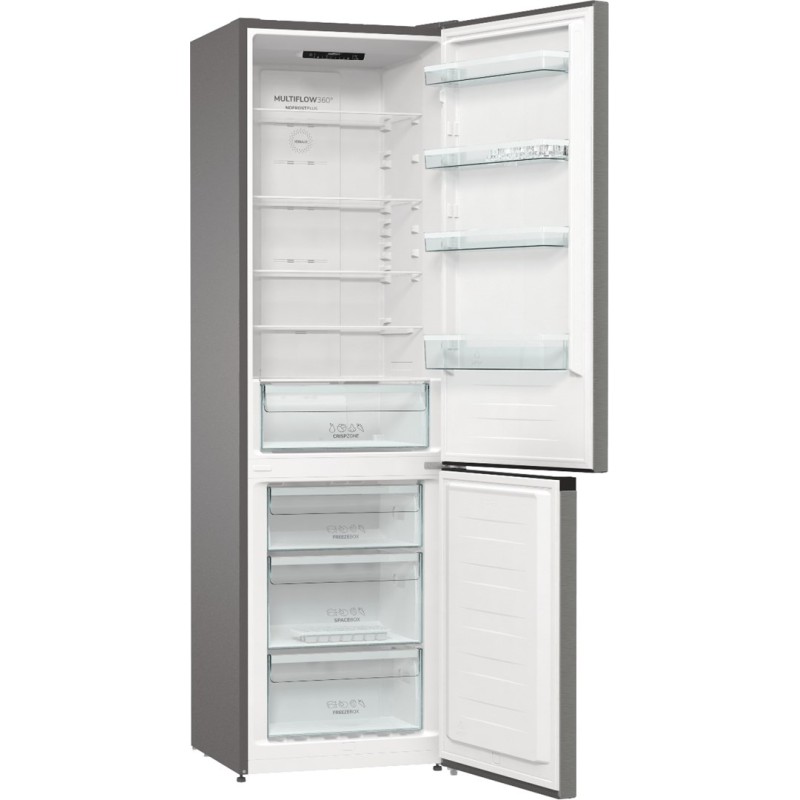 Gorenje NRK6202EXL4 fridge-freezer Freestanding 331 L E Grey