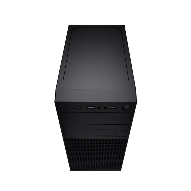 Gembird Mini-tower computer case Fornax K300, Micro-ATX, 2x USB 3.0 + 2x USB 2.0, black