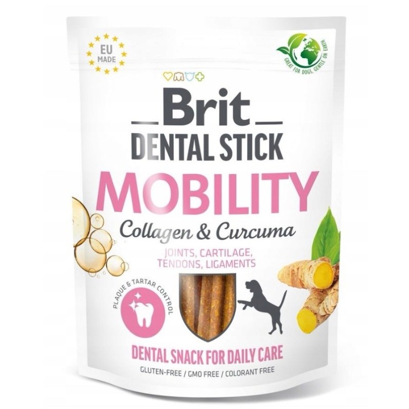 BRIT Dental Stick Mobility Curcum & Collagen  - dog treat - 251 g