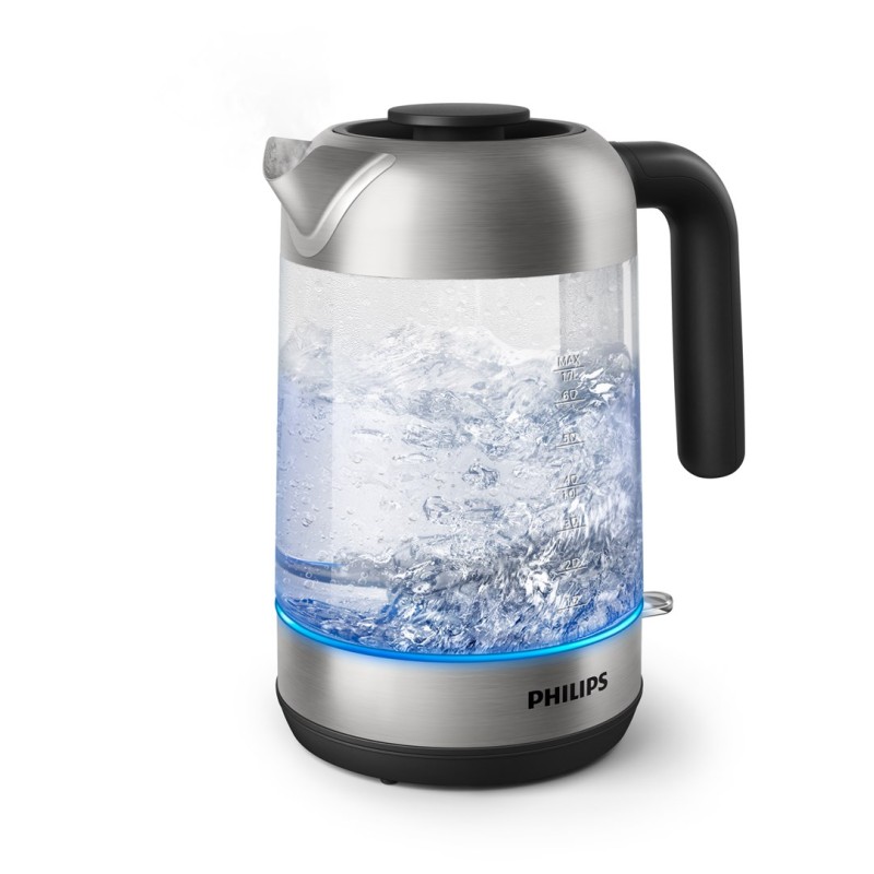 Philips 5000 series HD9339/80 electric kettle 1.7 L 2200 W Black, Stainless steel, Transparent Philips 5000 series HD9339/80 electric kettle 1.7 L 2200 W Black, Stainless steel, Transparent