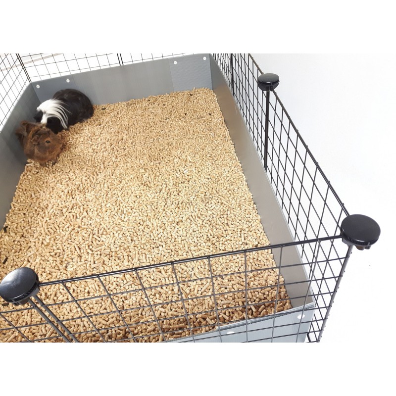 C&C modular cage one-storey 4x2 + Loft 2x1 + Black ramp C&C modular cage one-storey 4x2 + Loft 2x1 + Black ramp
