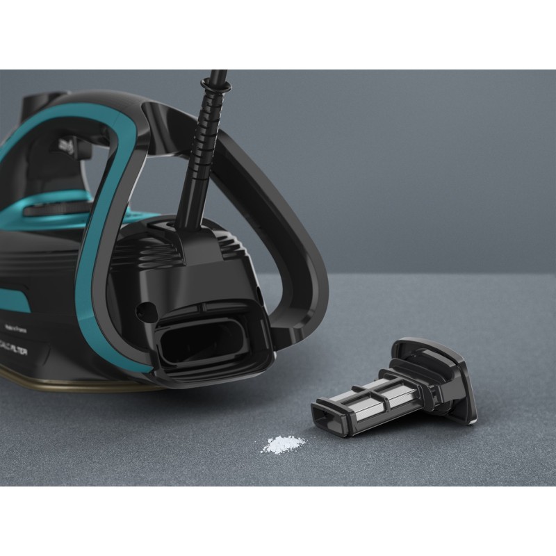 Tefal Puregliss FV8066 Dry & Steam iron Durilium AirGlide Autoclean soleplate 3000 W Black, Blue Tefal Puregliss FV8066 Dry & Steam iron Durilium AirGlide Autoclean soleplate 3000 W Black, Blue