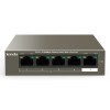 Tenda TEF1105-4-63W network switch Unmanaged Fast Ethernet (10/100) Power over Ethernet (PoE) Desktop/Wall-Mounting Grey Tenda TEF1105-4-63W network switch Unmanaged Fast Ethernet (10/100) Power over Ethernet (PoE) Desktop/Wall-Mounting Grey