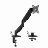 Gembird MA-DA1U-01 Adjustable desk display mounting arm with USB ports, 17”-32”, black Gembird MA-DA1U-01 Adjustable desk display mounting arm with USB ports, 17”-32”, black