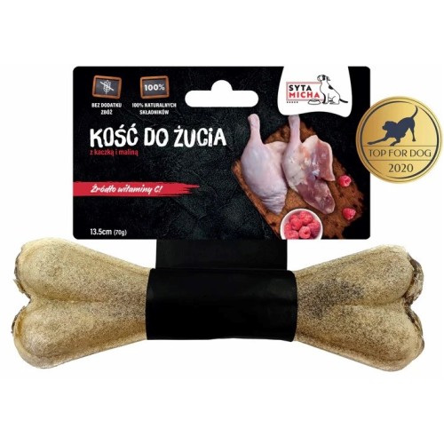 SYTA MICHA Duck with raspberries - a treat for dogs - 13.5 cm SYTA MICHA Duck with raspberries - a treat for dogs - 13.5 cm