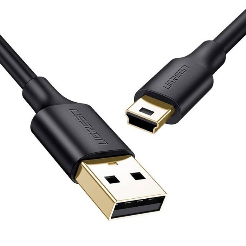 Ugreen USB cable - mini USB US132 1m (black) Ugreen USB cable - mini USB US132 1m (black)