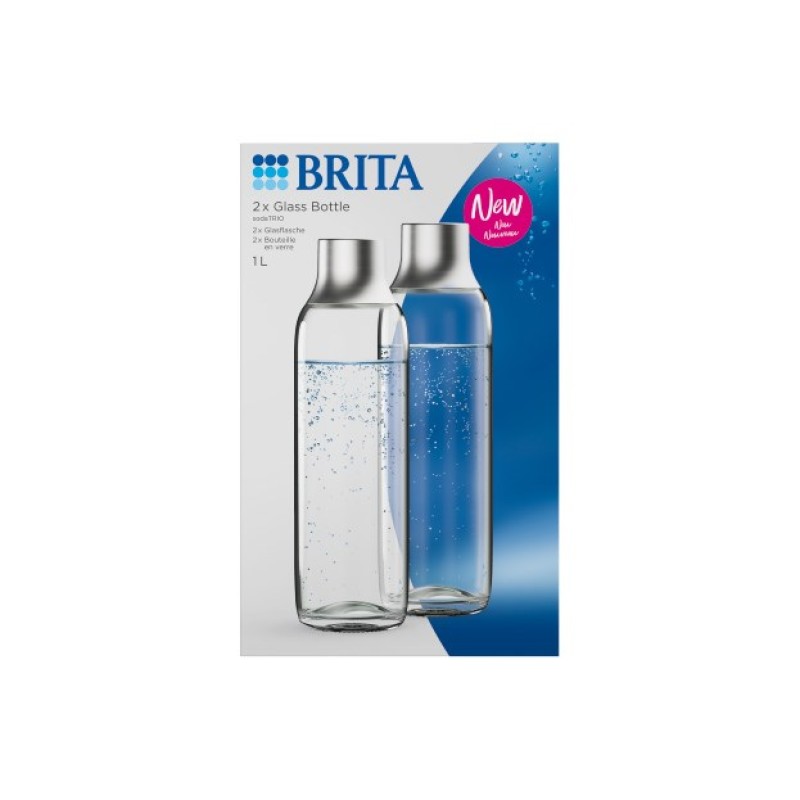 Brita sodaTRIO bottle (2 pcs., glass) Brita sodaTRIO bottle (2 pcs., glass)