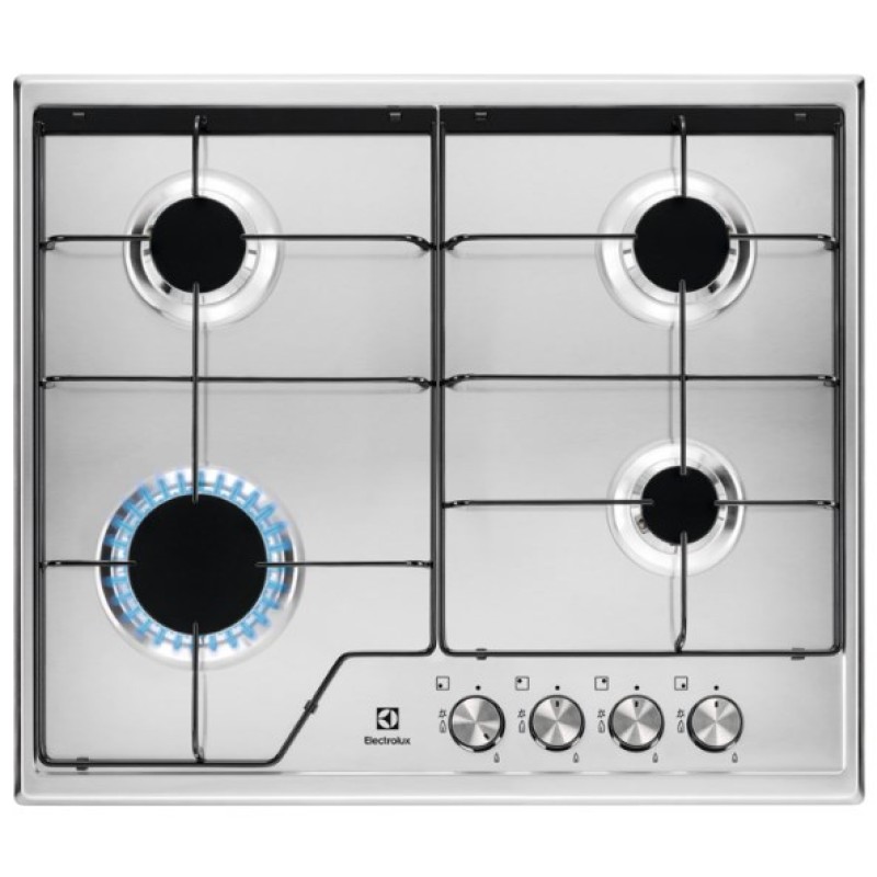 Electrolux KGS6424BX Stainless steel Built-in 60 cm Gas 4 zone(s)