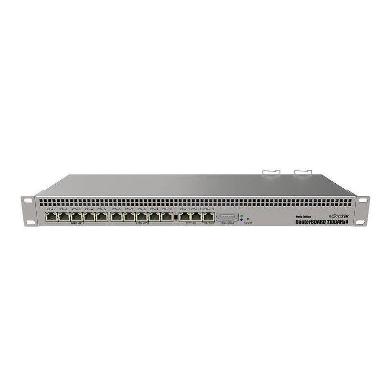 Mikrotik RB1100AHx4 Dude Edition wired router Silver Mikrotik RB1100AHx4 Dude Edition wired router Silver