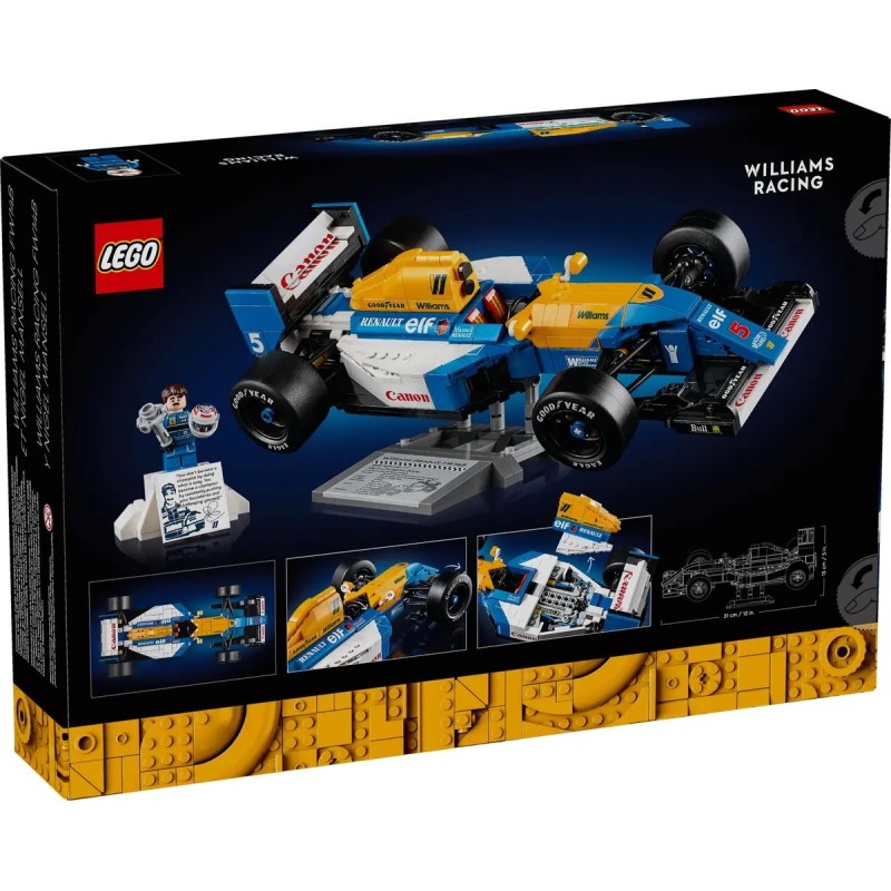 LEGO ICONS 10353 Williams Racing FW14B i Nigel Mansell LEGO ICONS 10353 Williams Racing FW14B i Nigel Mansell