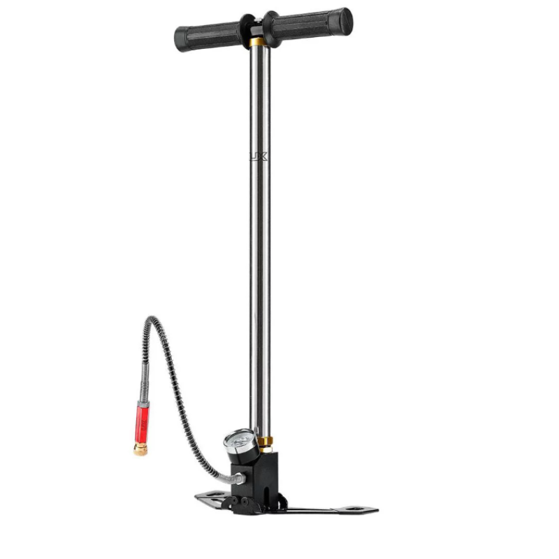 Umarex PCP pump with dehumidifier and foldable base