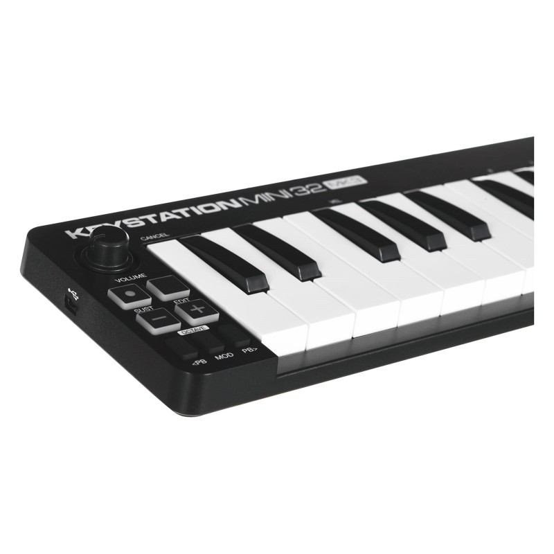 M-AUDIO Keystation Mini 32 MK3 MIDI keyboard 32 keys USB Black, White M-AUDIO Keystation Mini 32 MK3 MIDI keyboard 32 keys USB Black, White