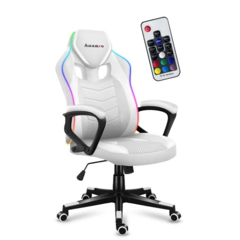 Huzaro Force 2.5 RGB WHITE MESH gaming chair Huzaro Force 2.5 RGB WHITE MESH gaming chair