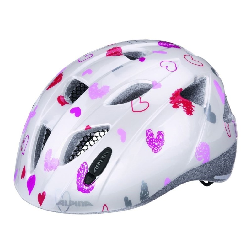 Bike helmet Alpina Ximo, white in hearts, 49-54 Bike helmet Alpina Ximo, white in hearts, 49-54