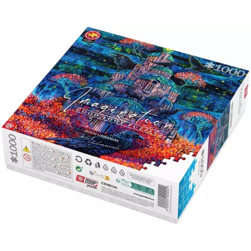 Puzzle Good Loot Imagination - Roch Urbaniak: Raven Queen's Fortress 1000 pc(s) Puzzle Good Loot Imagination - Roch Urbaniak: Raven Queen's Fortress 1000 pc(s)