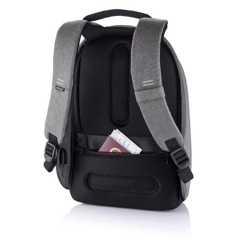 XD DESIGN ANTI-THEFT BACKPACK BOBBY HERO SMALL GREY P/N: P705.702 XD DESIGN ANTI-THEFT BACKPACK BOBBY HERO SMALL GREY P/N: P705.702