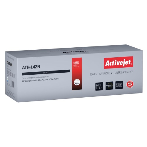 Activejet ATH-142N toner for HP printer, Replacement HP 142A W1420A; Supreme; 950 pages; black Activejet ATH-142N toner for HP printer, Replacement HP 142A W1420A; Supreme; 950 pages; black