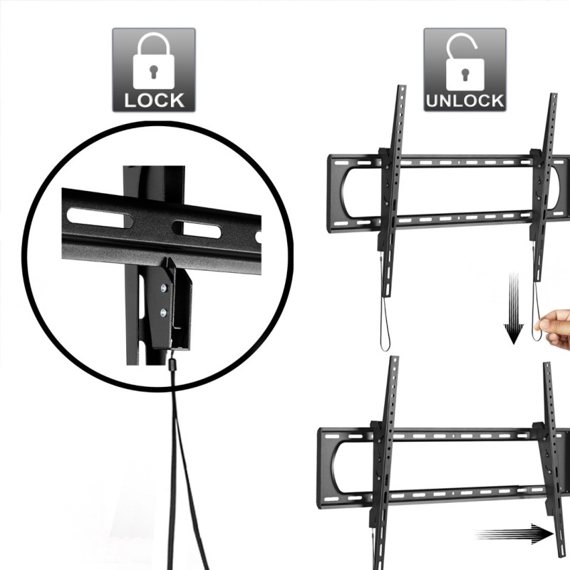 Maclean TV or monitor mount, max. VESA 900x600, 60-120 Maclean TV or monitor mount, max. VESA 900x600, 60-120