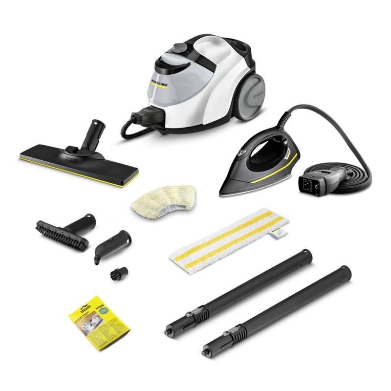 Kärcher SC 5 EasyFix IRON Cylinder steam cleaner 1.5 L 2250 W Black, White Kärcher SC 5 EasyFix IRON Cylinder steam cleaner 1.5 L 2250 W Black, White