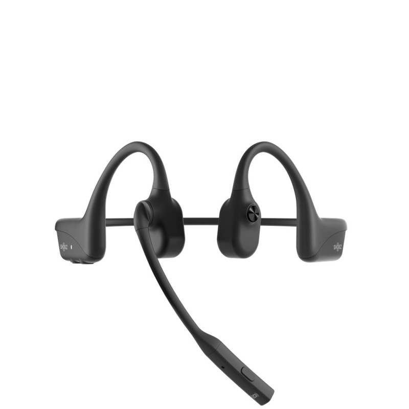 SHOKZ OpenComm2 2025 Upgrade Wireless Bluetooth Bone Conduction Videoconferencing Headset with USB-C Charging Port | 16 Hr Talk Time, 29m Wireless Range, 1 Hr Charge Time | Includes Noise Cancelling Boom Mic, Black SHOKZ OpenComm2 2025 Upgrade Wireless Bluetooth Bone Conduction Videoconferencing Headset with USB-C Charging Port | 16 Hr Talk Time, 29m Wireless Range, 1 Hr Charge Time | Includes Noise Cancelling Boom Mic, Black